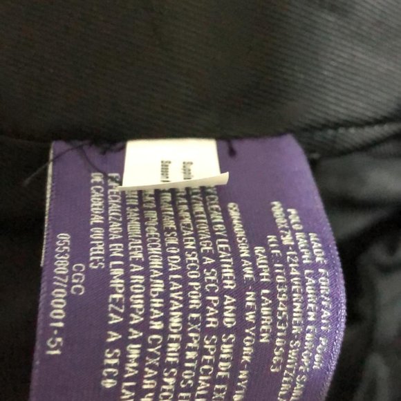 XXL RALPH LAUREN COLLECTION PURPLE LABEL Men Black Gold Button Up Officer Jacket - Picture 6 of 16